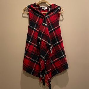 Discontinued Jolt Red and Black Flannel Vest